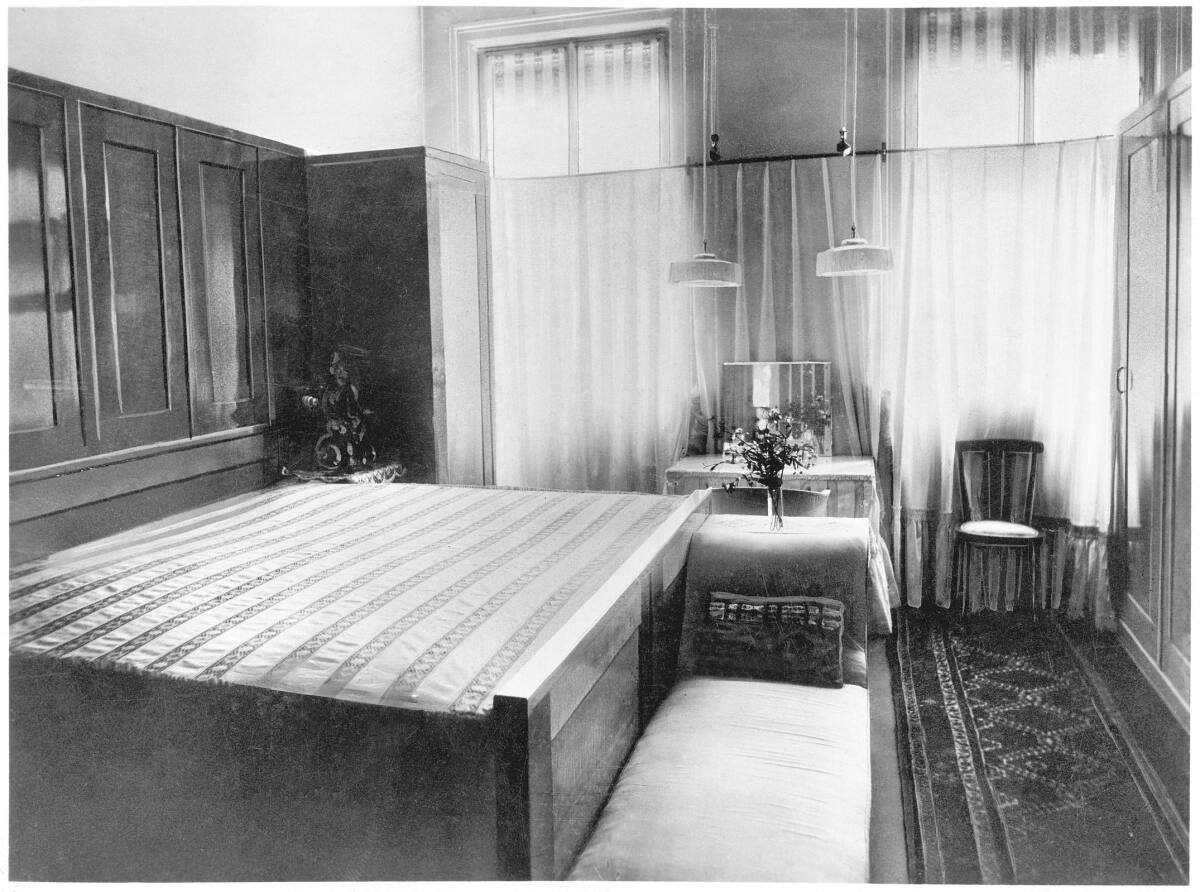 Anonym, Wohnung Alfred Sobotka, Wien I., Elisabethstraße 15/4. Stock, Schlafzimmer