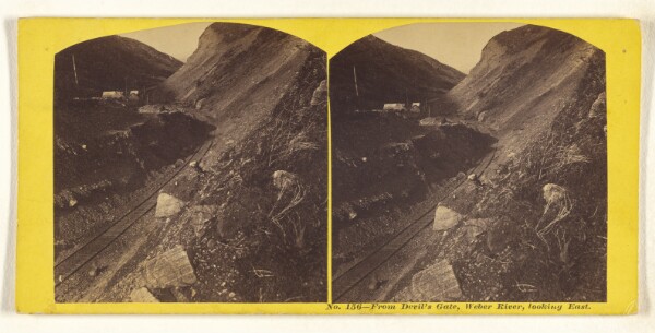 A. J. Russell, From Devil's Gate, Weber River, looking East.