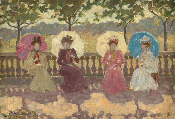 Maurice Prendergast, In the Park, Paris