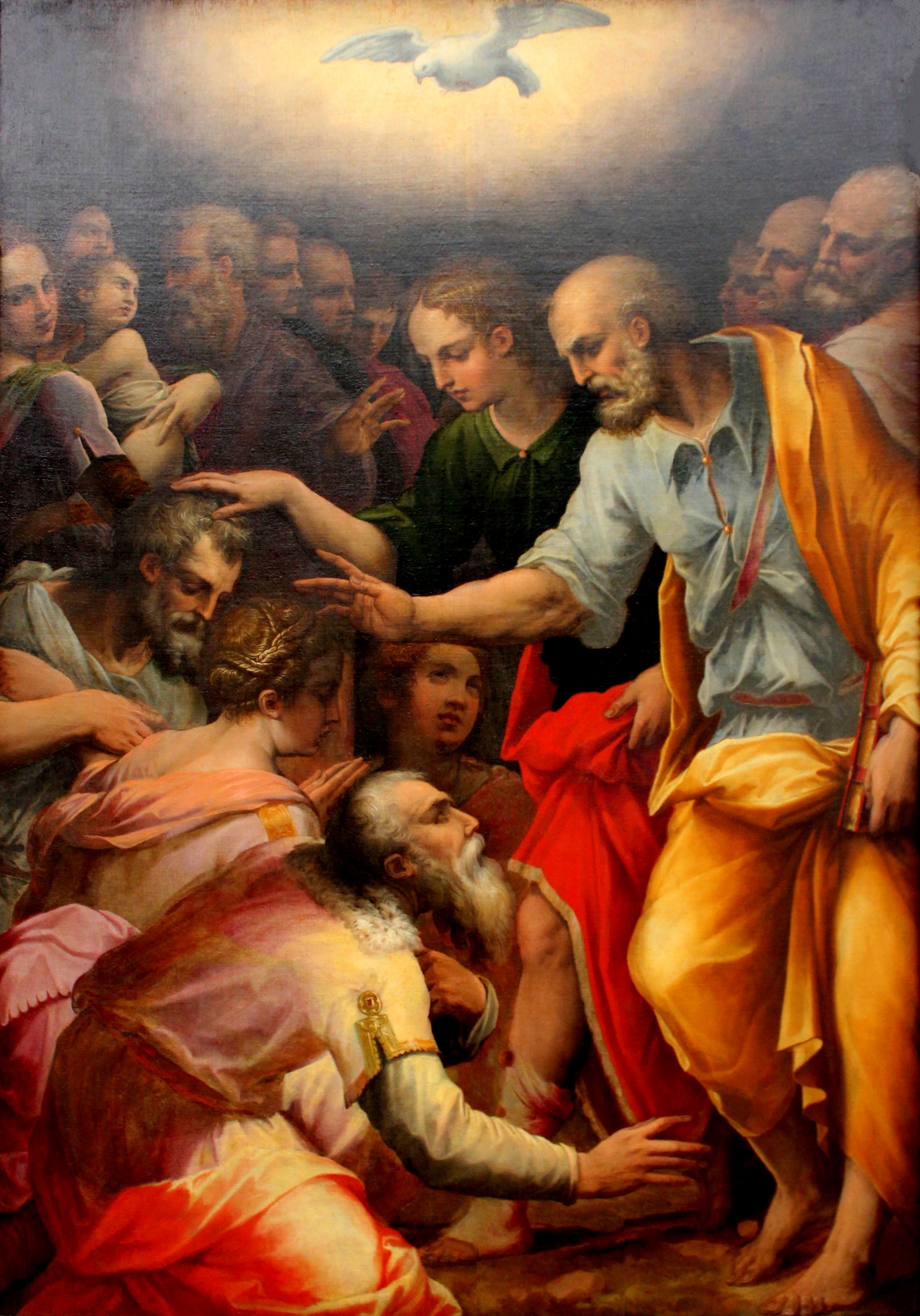 Giorgio Vasari, Apostles Peter and John Blessing the People of Samaria