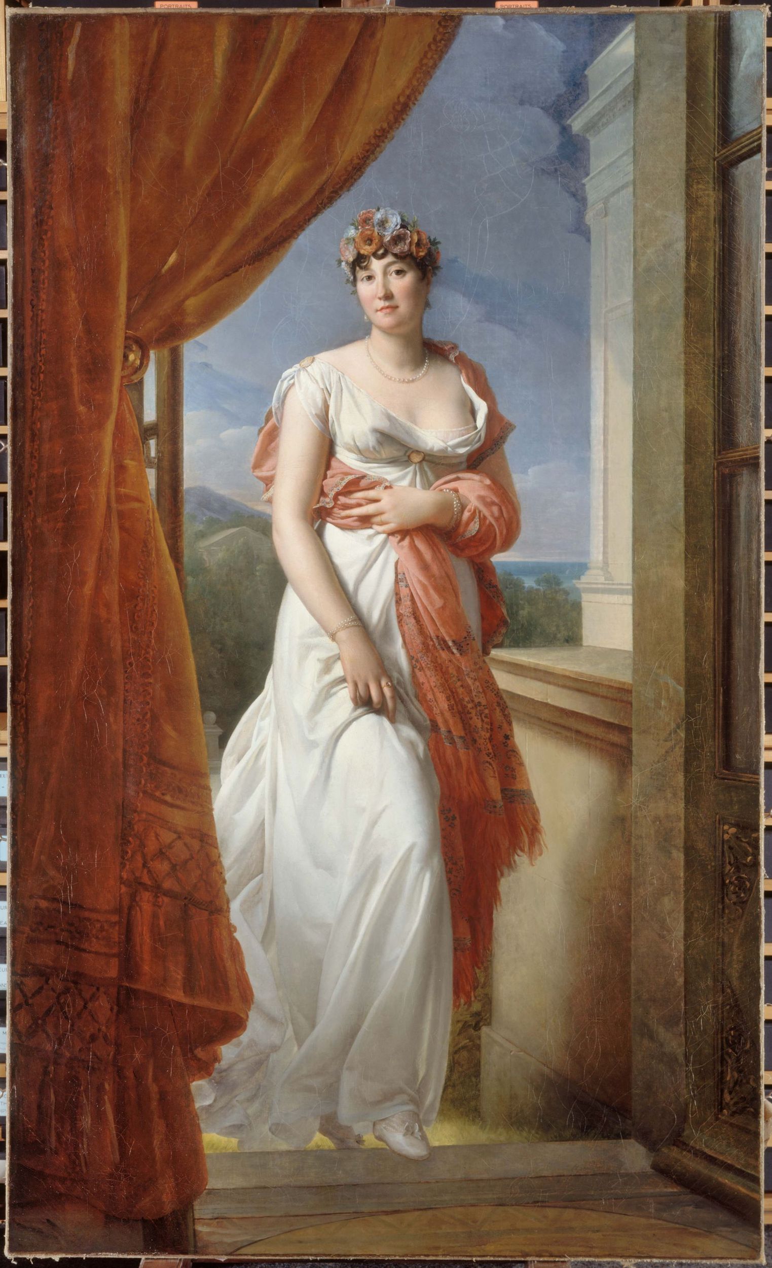 François Gérard, Portrait de Theresia Cabarrus (1773-1835), épouse Tallien, puis princesse de Caraman-Chimay