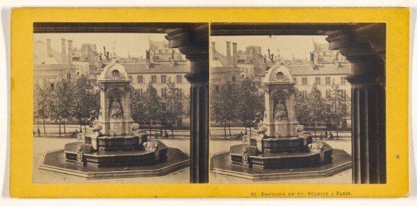 Unknown, Fontaine de St. Sulpice, a Paris.