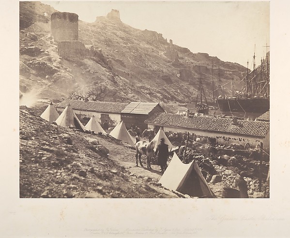 Roger Fenton, The Genoese Castle, Balaklava