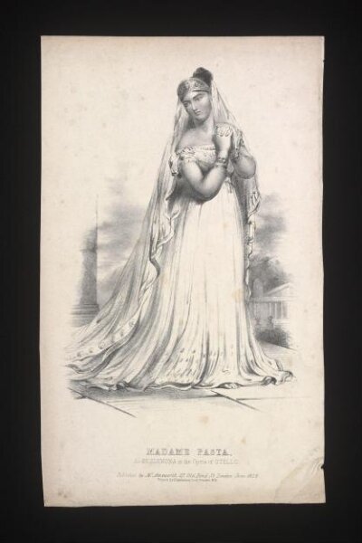 Unknown, Madame Pasta as Desdemona