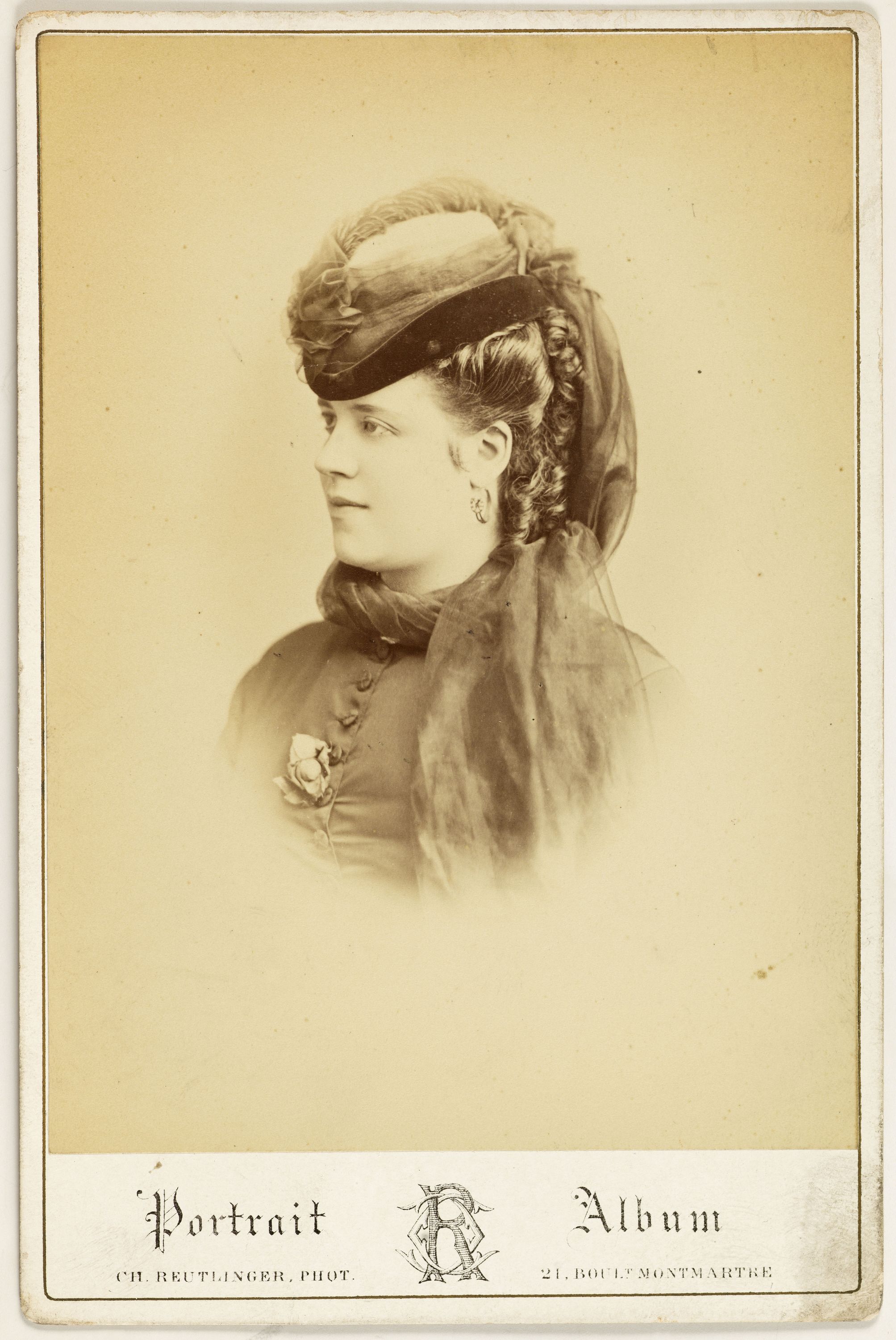 Charles Reutlinger, Portrait de Rosine Bloch, cantatrice