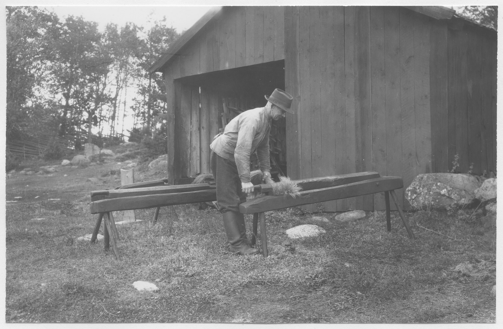 Mårten Sjöbeck, Lekaryds socken, linberedning