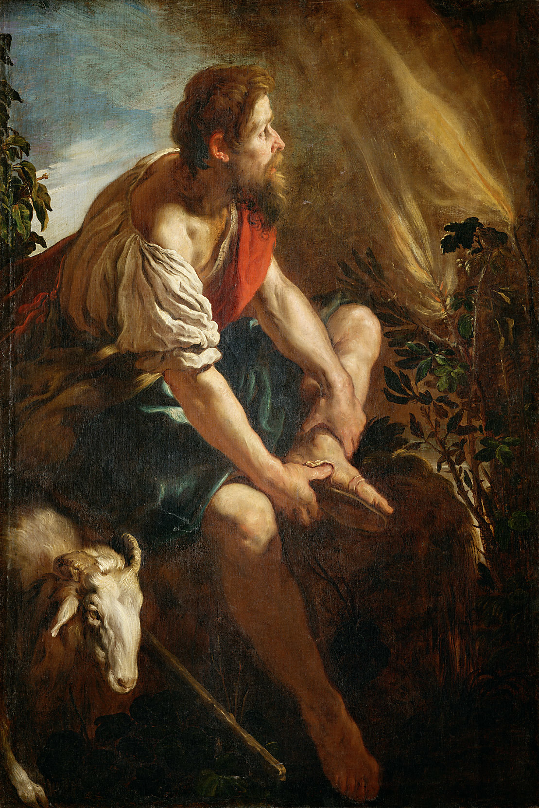 Domenico Fetti, Moses before the Burning Bush