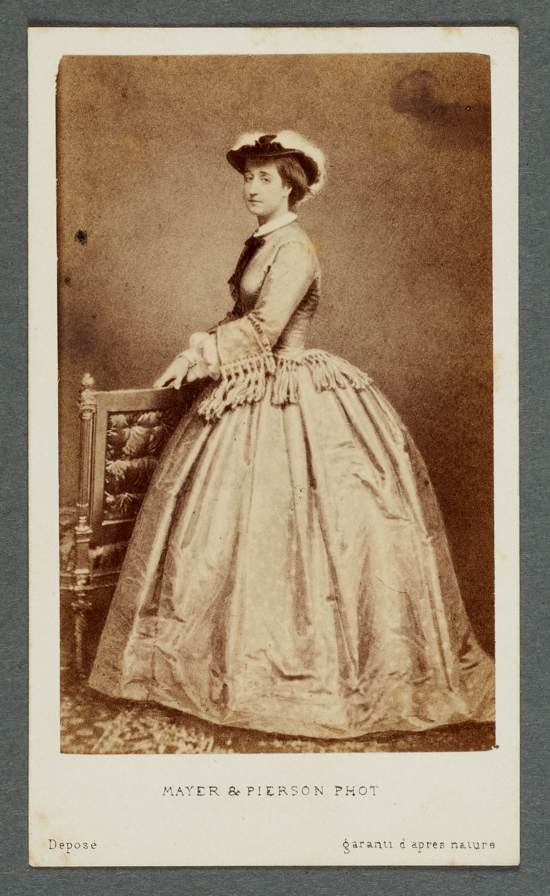 Mayer Frères et Pierson, Portrait de l'Impératrice Eugénie, Eugénie de Montijo.