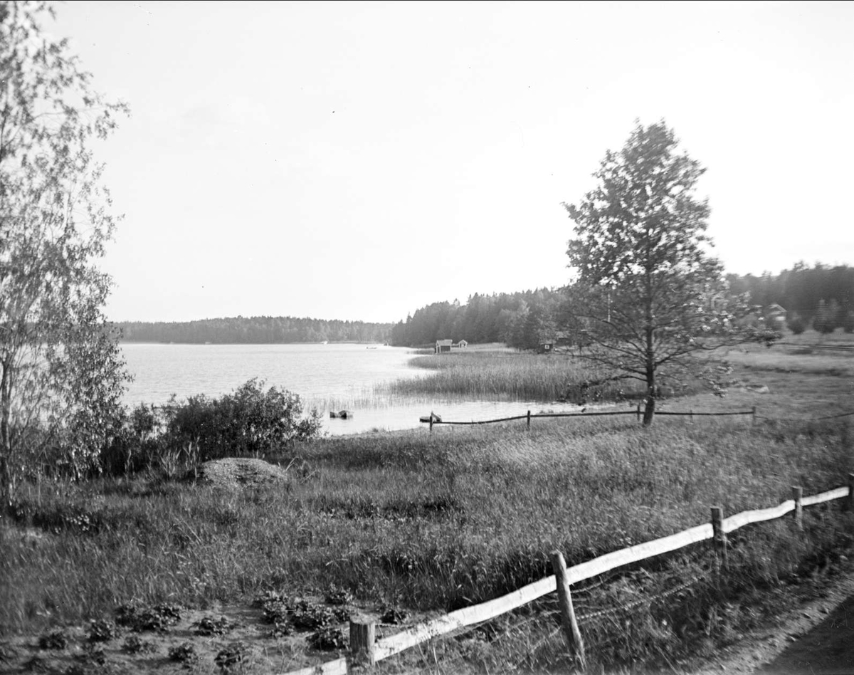 August Fredrik Schagerström, The Harbour at Lake Trehörning, Funbo parish, Uppland June 1934