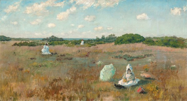 William Merritt Chase, Gathering Autumn Flowers