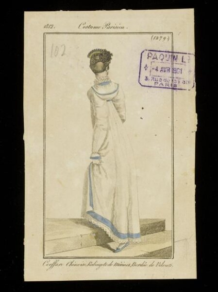 Unknown, Coeffure Chinoise, Redingote de Mérinos, Bordée des Velours