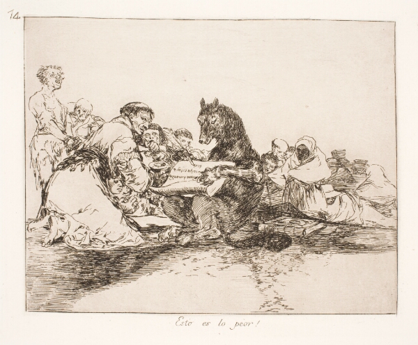 Francisco de Goya, Det er dog værre (74)