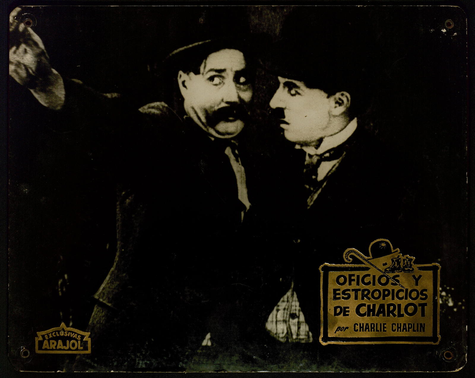 Desconegut, Oficios y estropicios de Charlot
