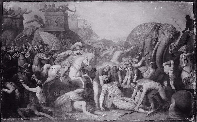 Franciszek Smuglewicz, Victory of Alexander the Great over Poros, king of India, in 326