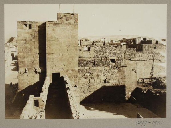 K.A.C. Creswell, Bab al-Nasr from the west side, North Wall, Cairo