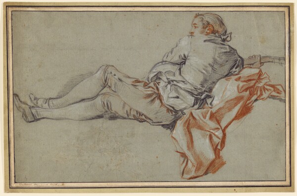 François Boucher, Reclining Male Figure