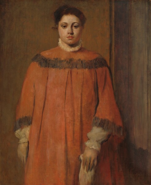 Edgar Degas, Girl in Red