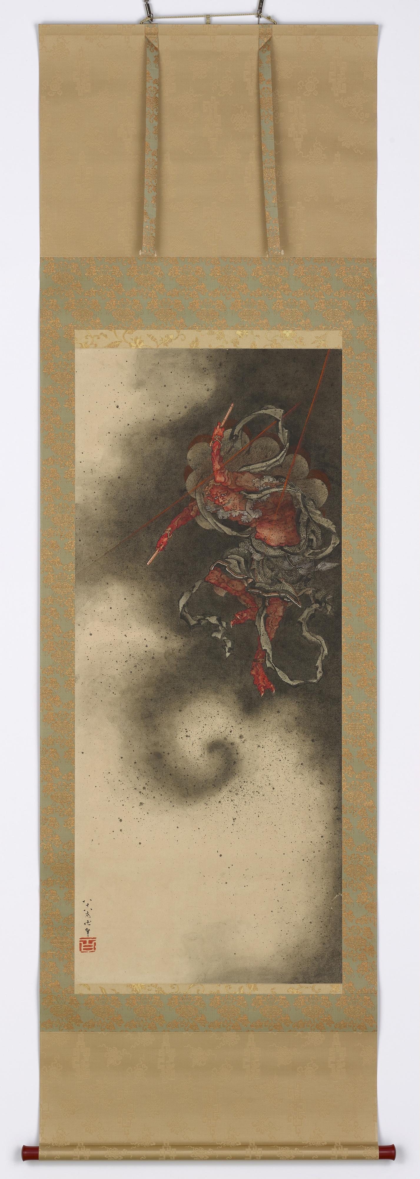 Katsushika Hokusai, Thunder god
