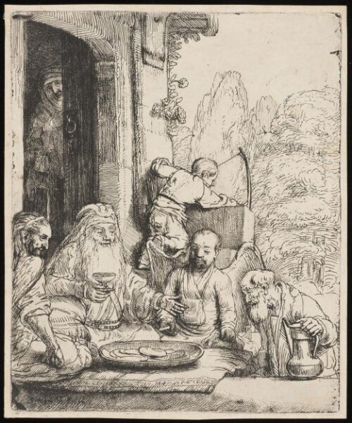 Rembrandt van Rijn, Abraham Entertaining the Angels