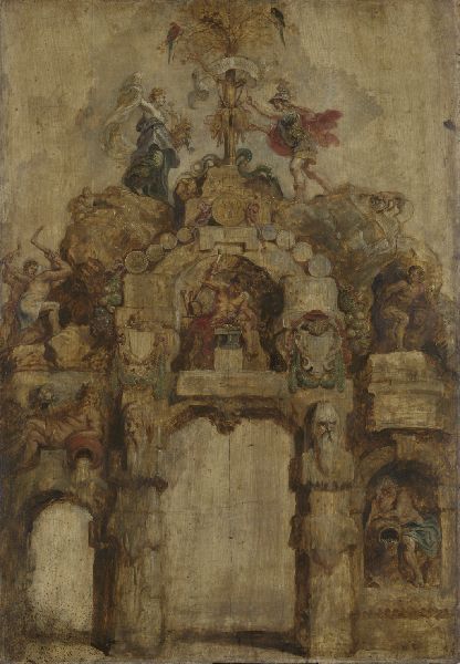 Peter Paul Rubens, The Arch of the Mint (reverse)