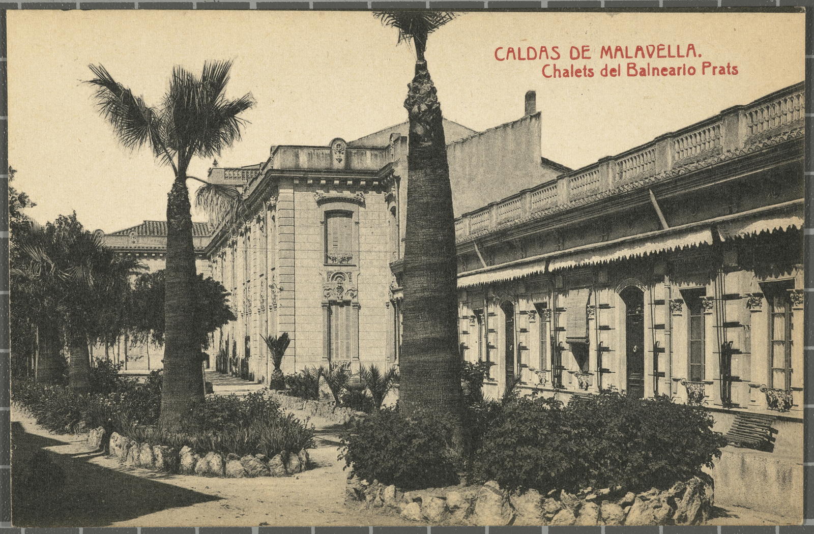 Josep Thomas Bigas, CALDAS DE MALAVELLA. Chalets del Balneario Prats