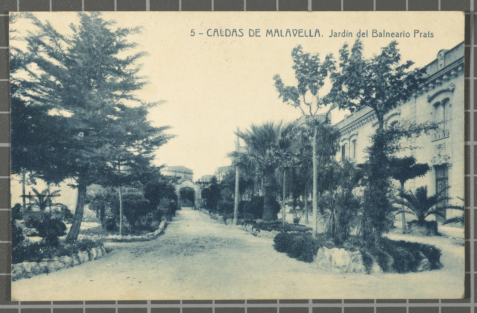 Desconegut, 5 - Caldas de Malavella. Jardín del Balneario Prats