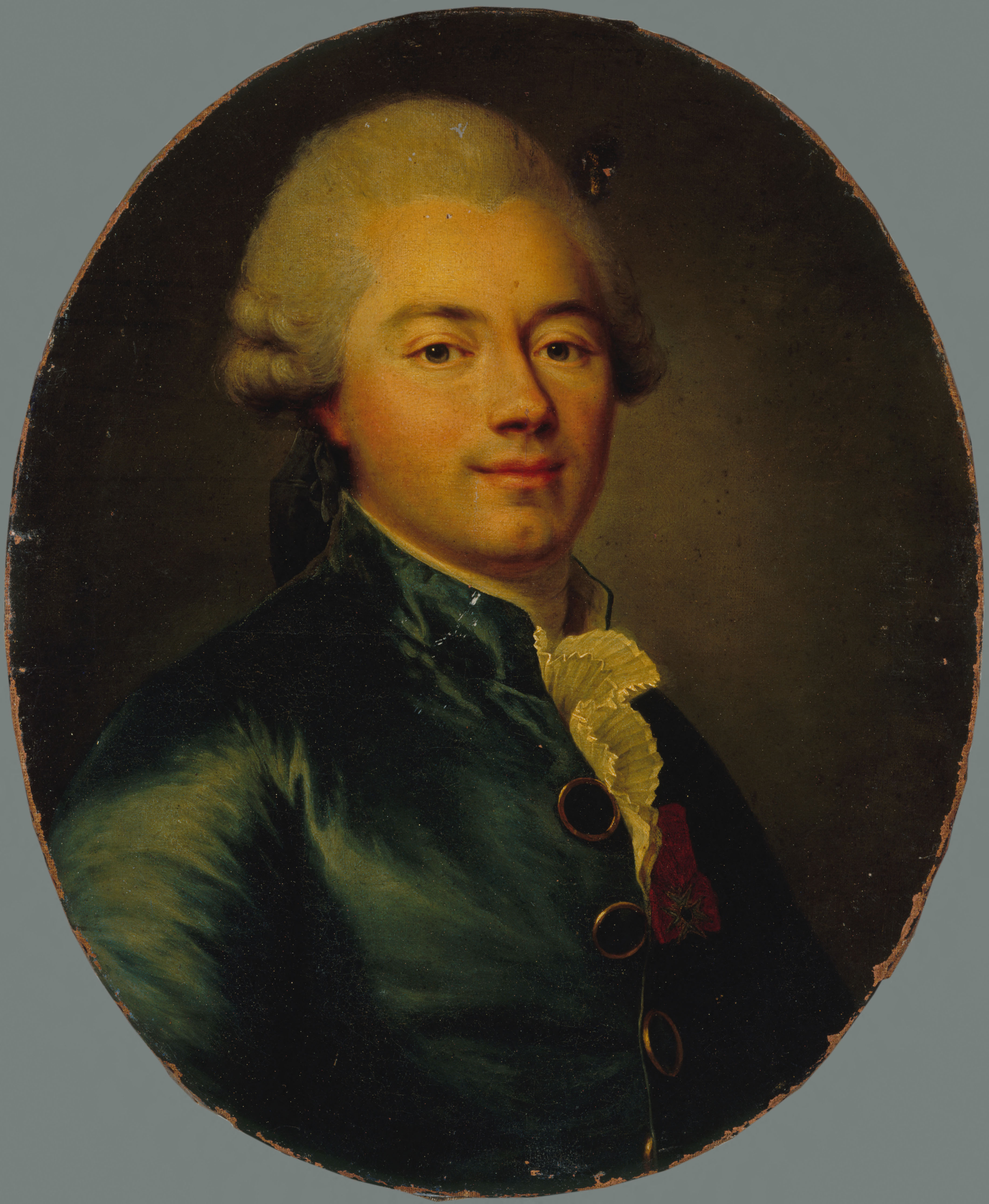 Anonyme, Portrait d'homme (vers 1780).