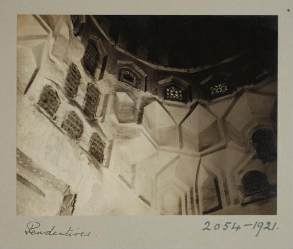 K.A.C. Creswell, Pendentives at the mausoleum of Abu'l Ghadanfar, Cairo