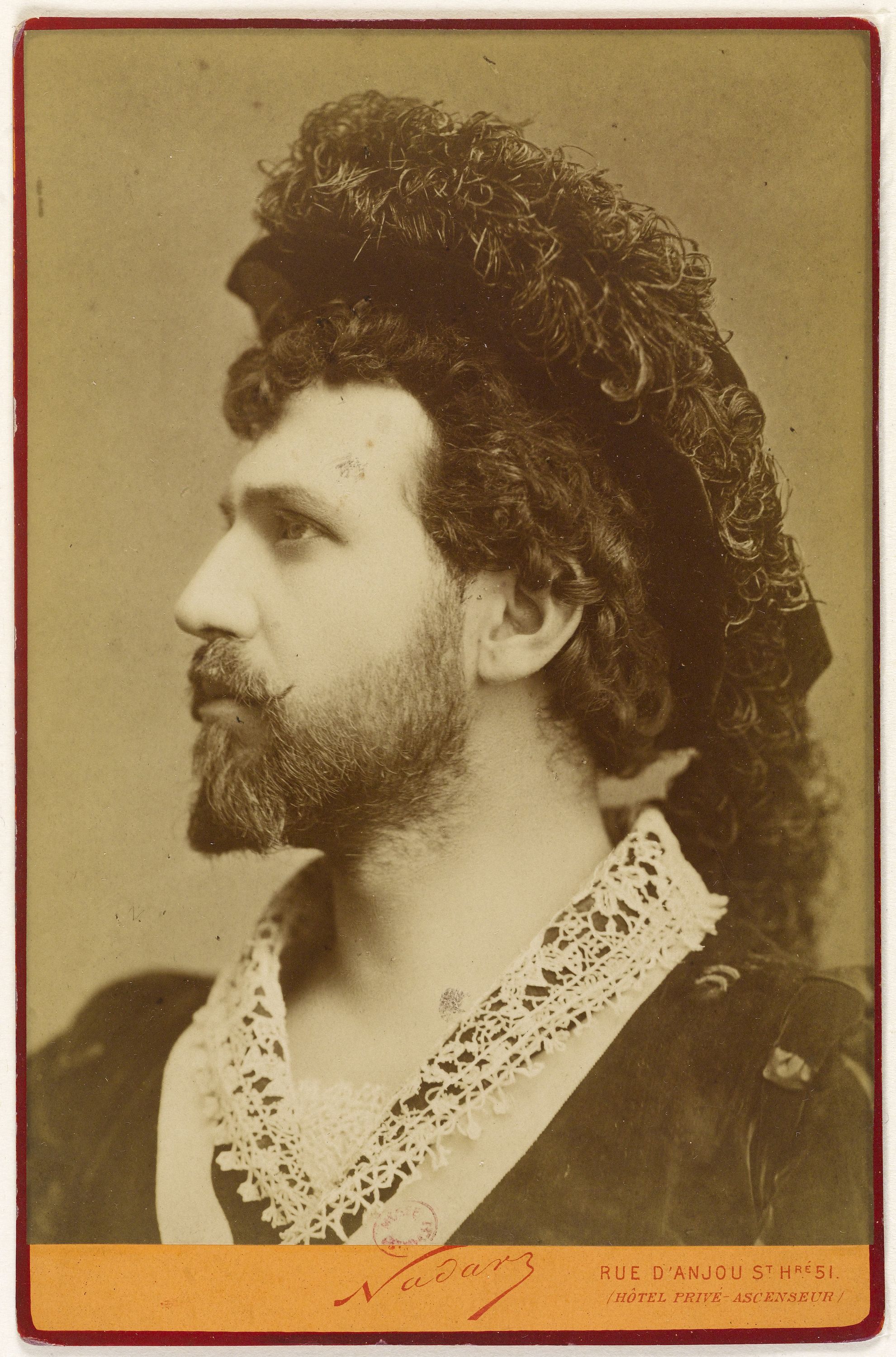 Atelier Nadar, Portrait de Jacques Bouhy, chanteur et acteur après 1878