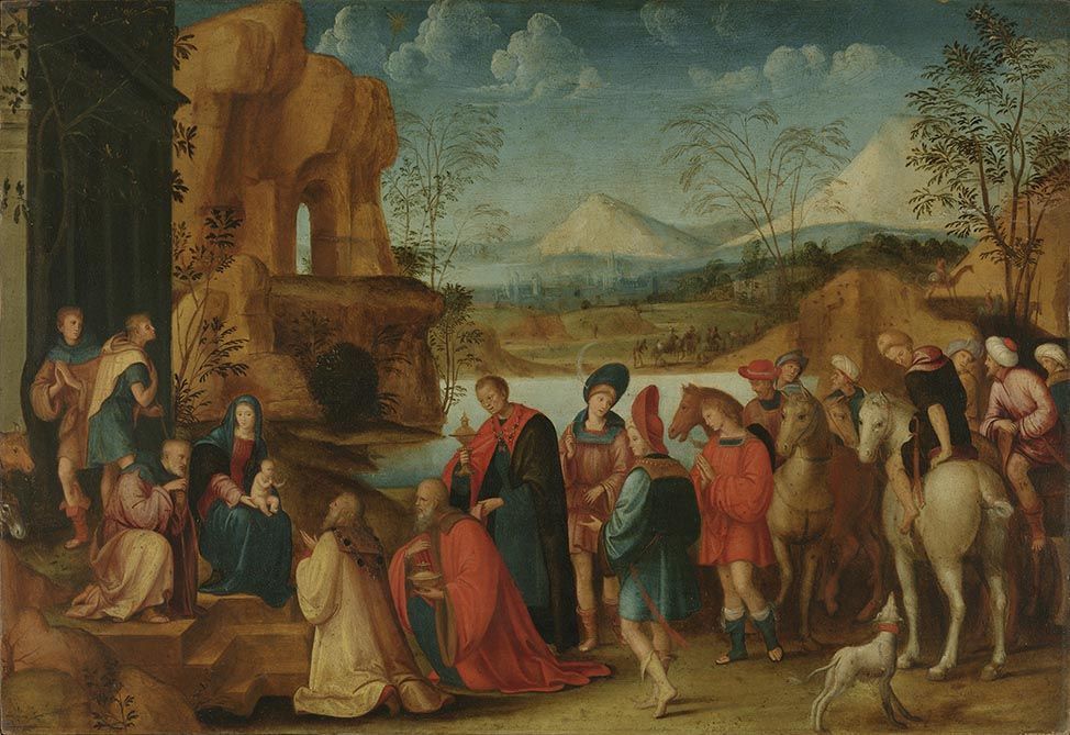 Francesco Francia, Anbetung der Könige