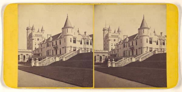 George Washington Wilson, Balmoral Castle - The North Terrace.