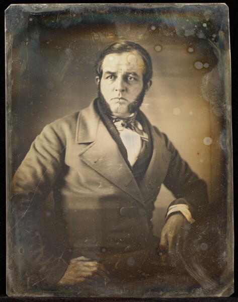 Jacob Byerly, [Portrait of a Seated Man with Muttonchop Whiskers]