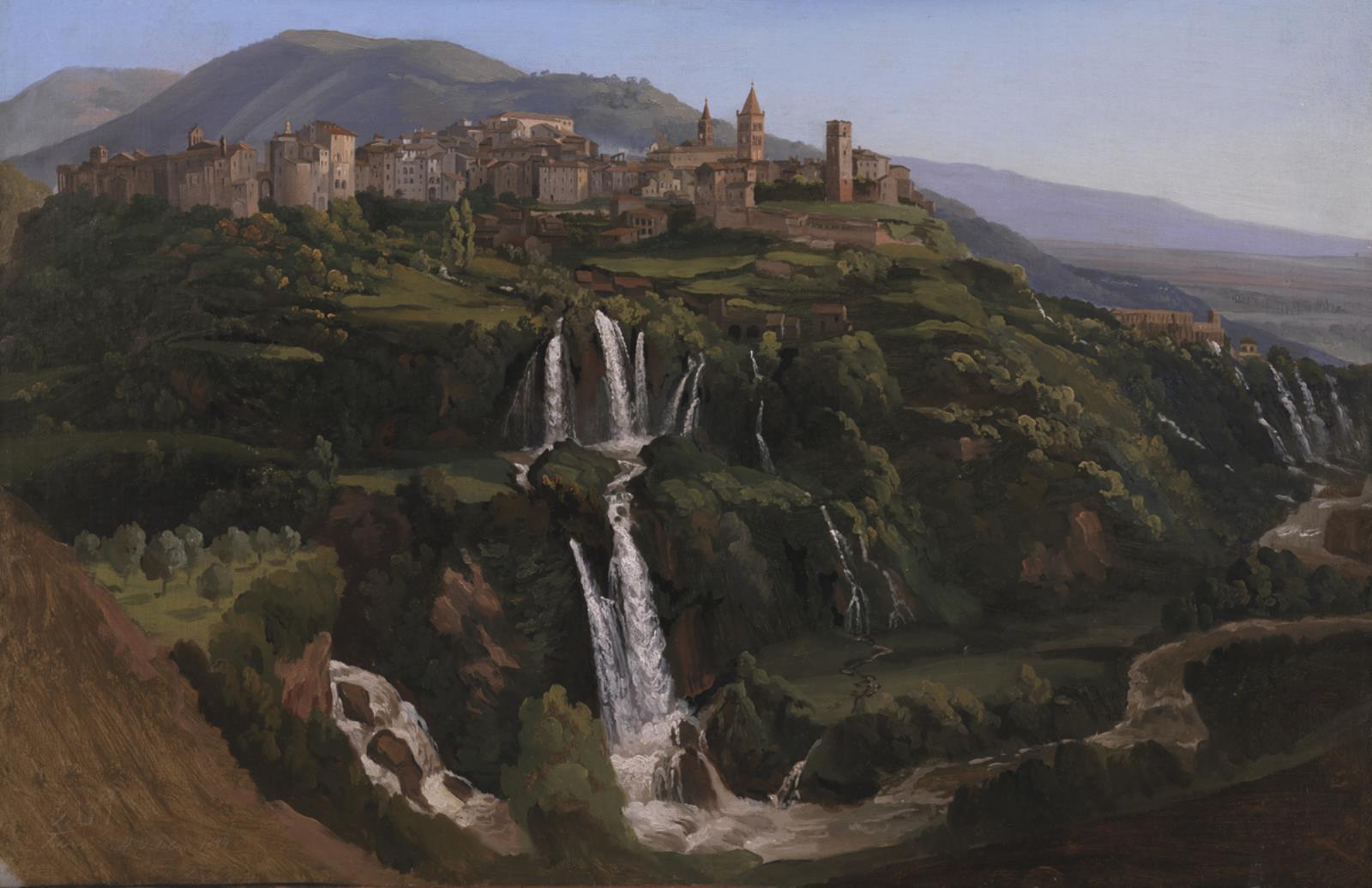 Gustaf Wilhelm Palm, Udsigt mod Tivoli i Italien