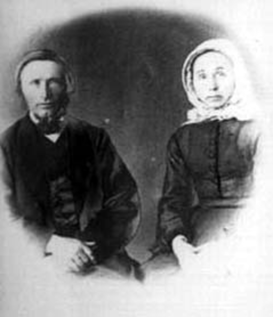 Normann Helger, GRUPPE: 2, OMGANGSLÆRER ANDREAS OLSEN FØDT: 1815 - 1886, MARTHE CHRISTENSDATTER BJØRKE FØDT: 1823 - 1883