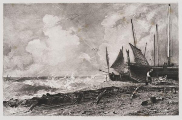 Constable, John RA, A Seabeach