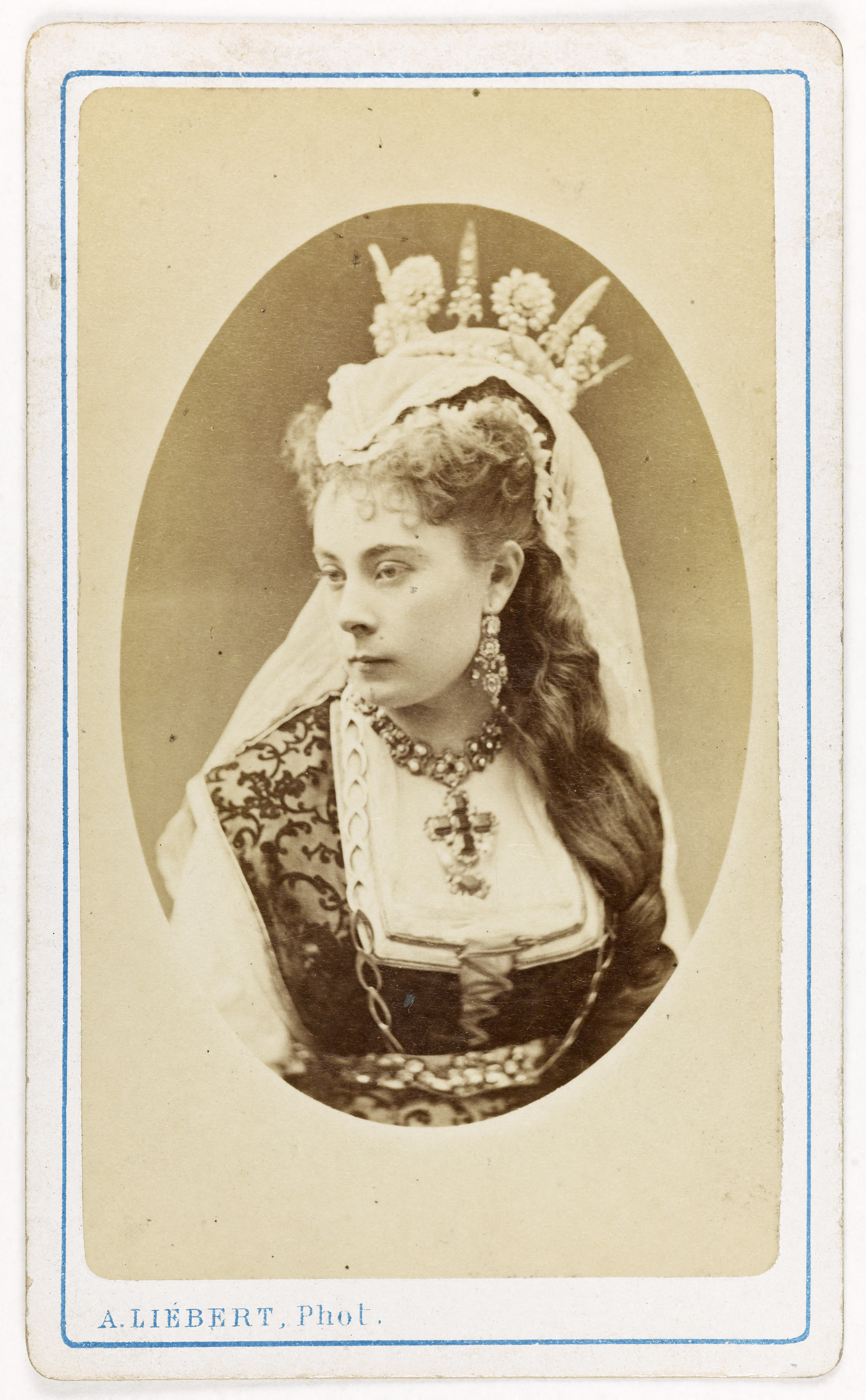 Alphonse Liébert, Portrait de Thibault Berthe ou Blanche, chanteuse lyrique