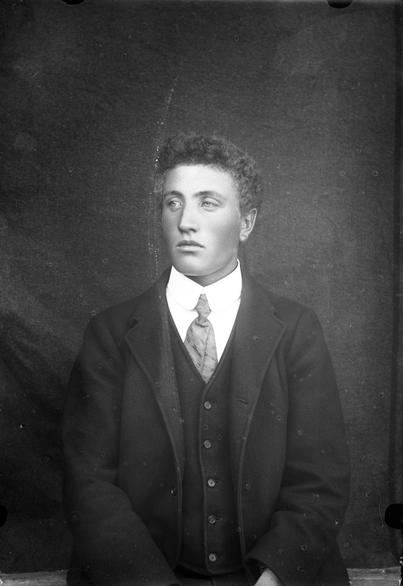 Oscar Holte, Portrett av mann
