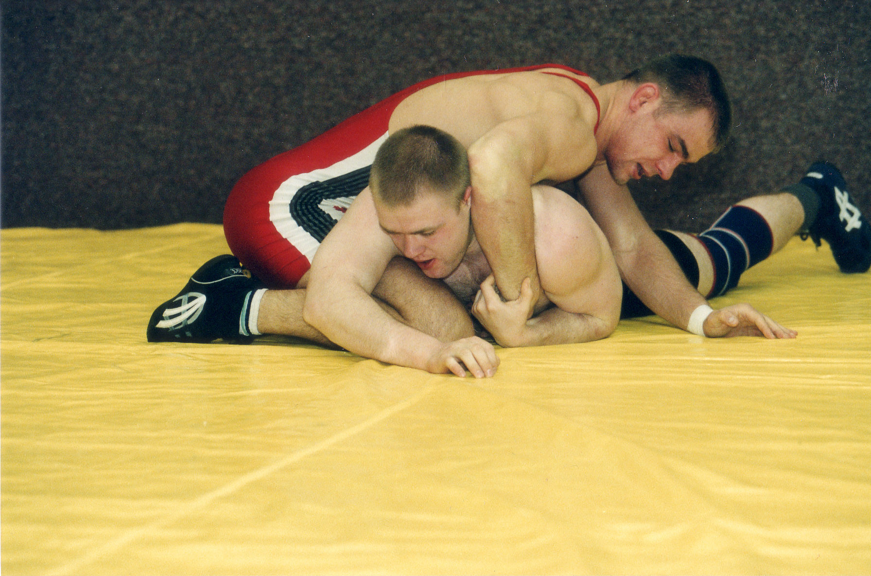 Aldo (author) Bones, Tartu wrestlers in training