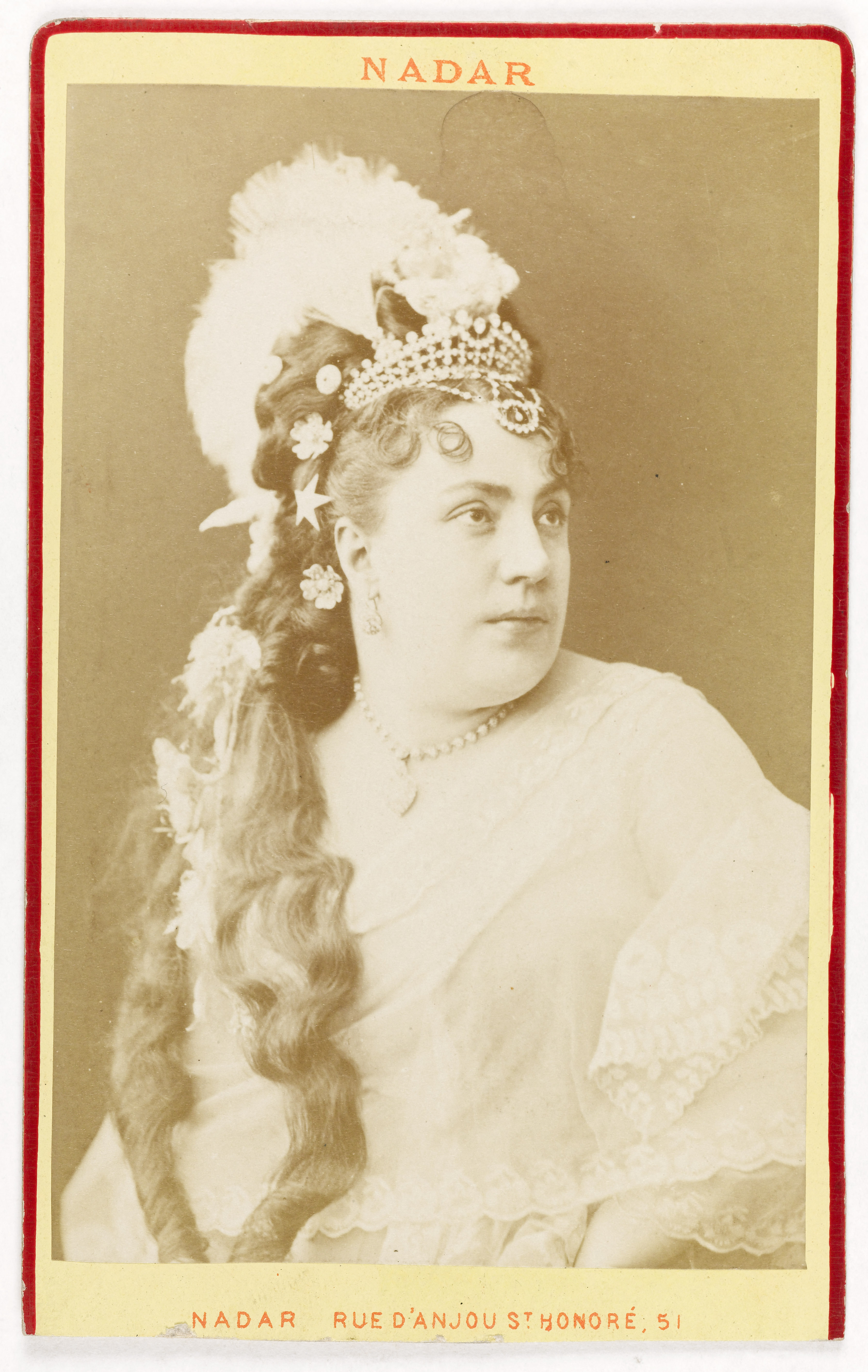 Atelier Nadar, Portrait de Thérésa, (Emma Thérèse dite Valadon, épouse de Mr Guilloreau, 1837-1913), chanteuse comique.