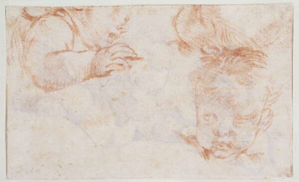Francois Boucher, Tre drengehoveder. Studier til dørstykke på Amalienborg