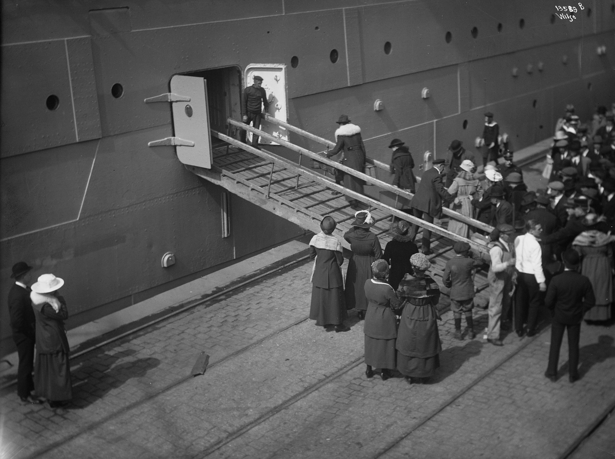 Anders Beer Wilse, Konv: Amerikalinien landgangen