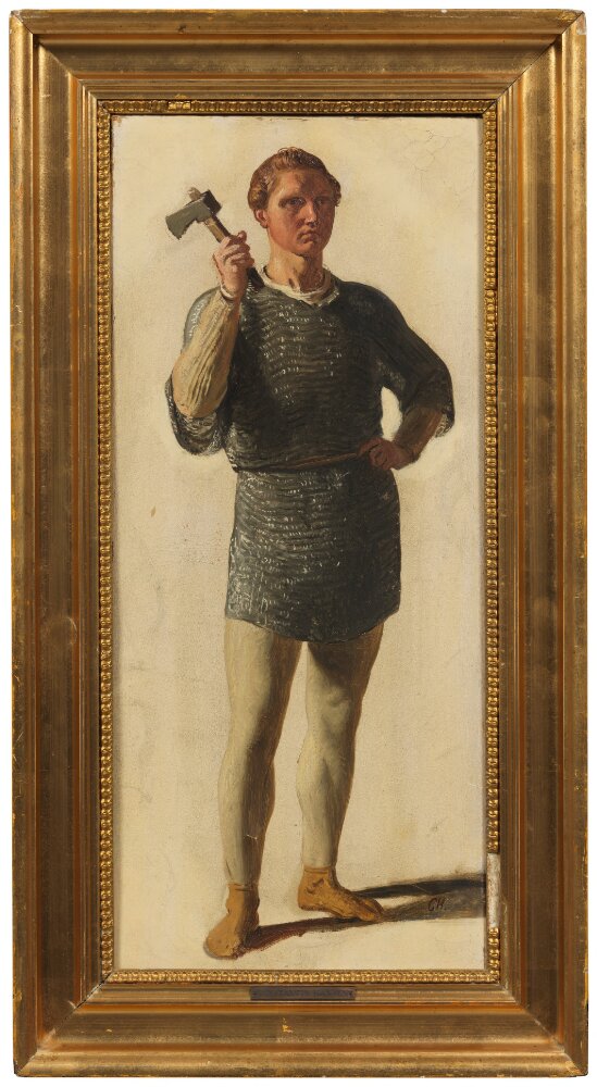 Constantin Hansen, Tor. Study for Aegir’s Feast