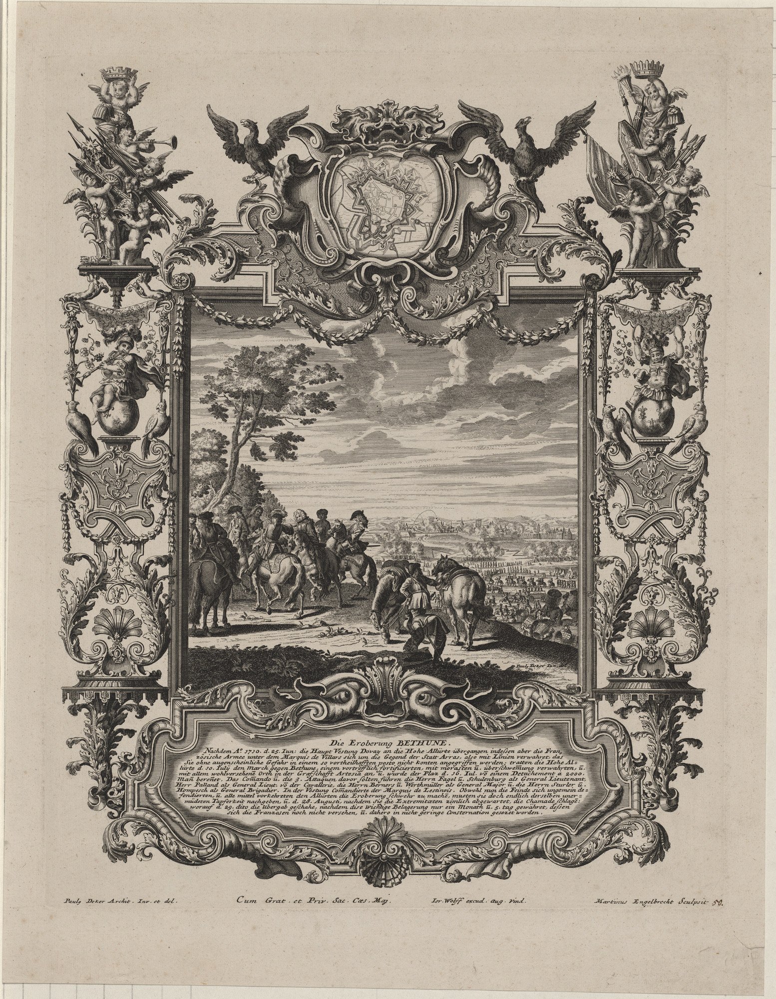 Martin Engelbrecht, Die Eroberung Béthune