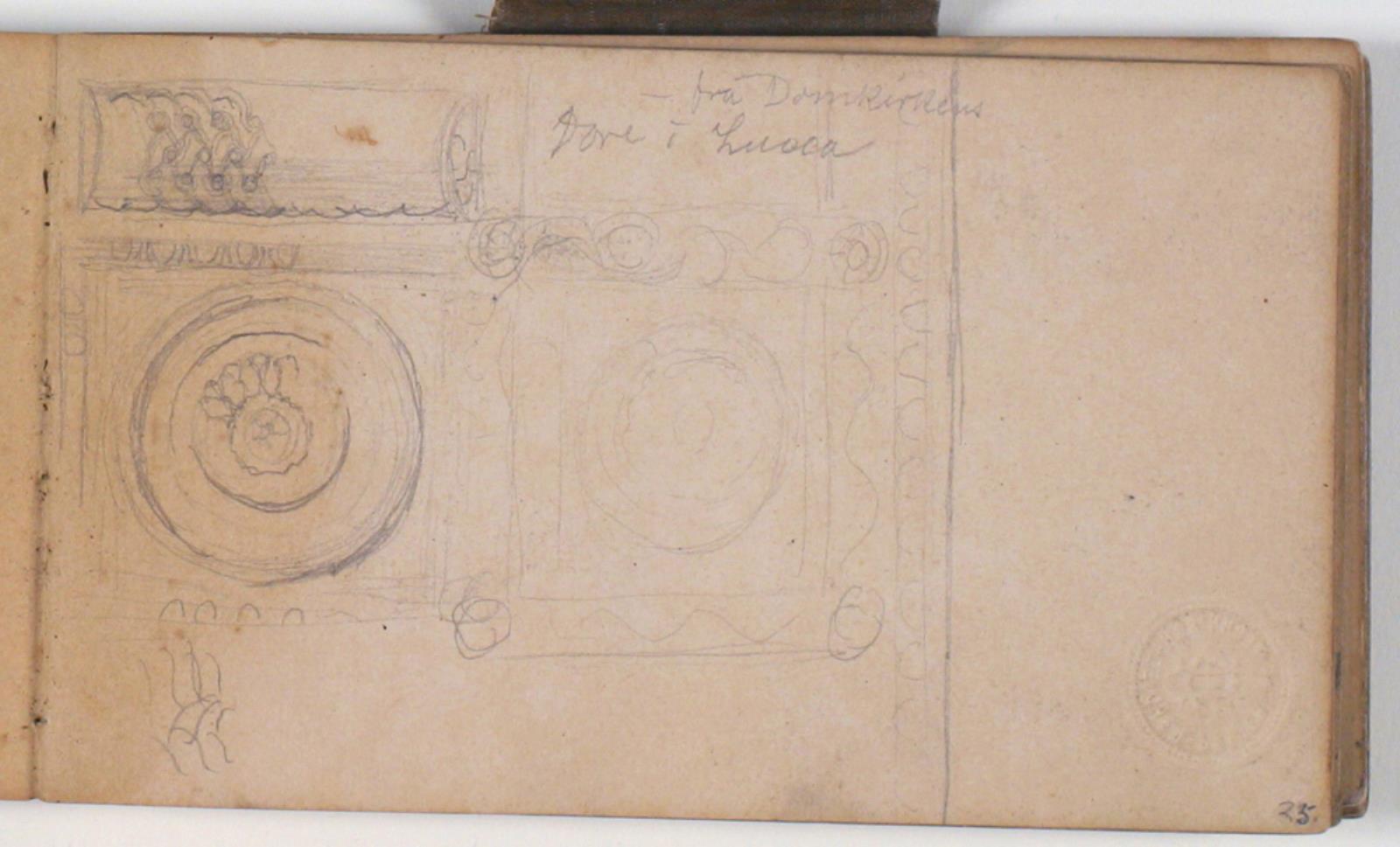 Niels Larsen Stevns, Detalje af Domkirkens døre, Lucca