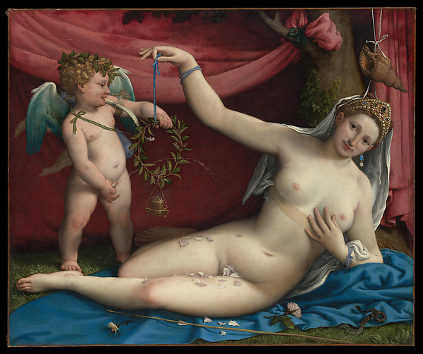 Lorenzo Lotto, Venus and Cupid