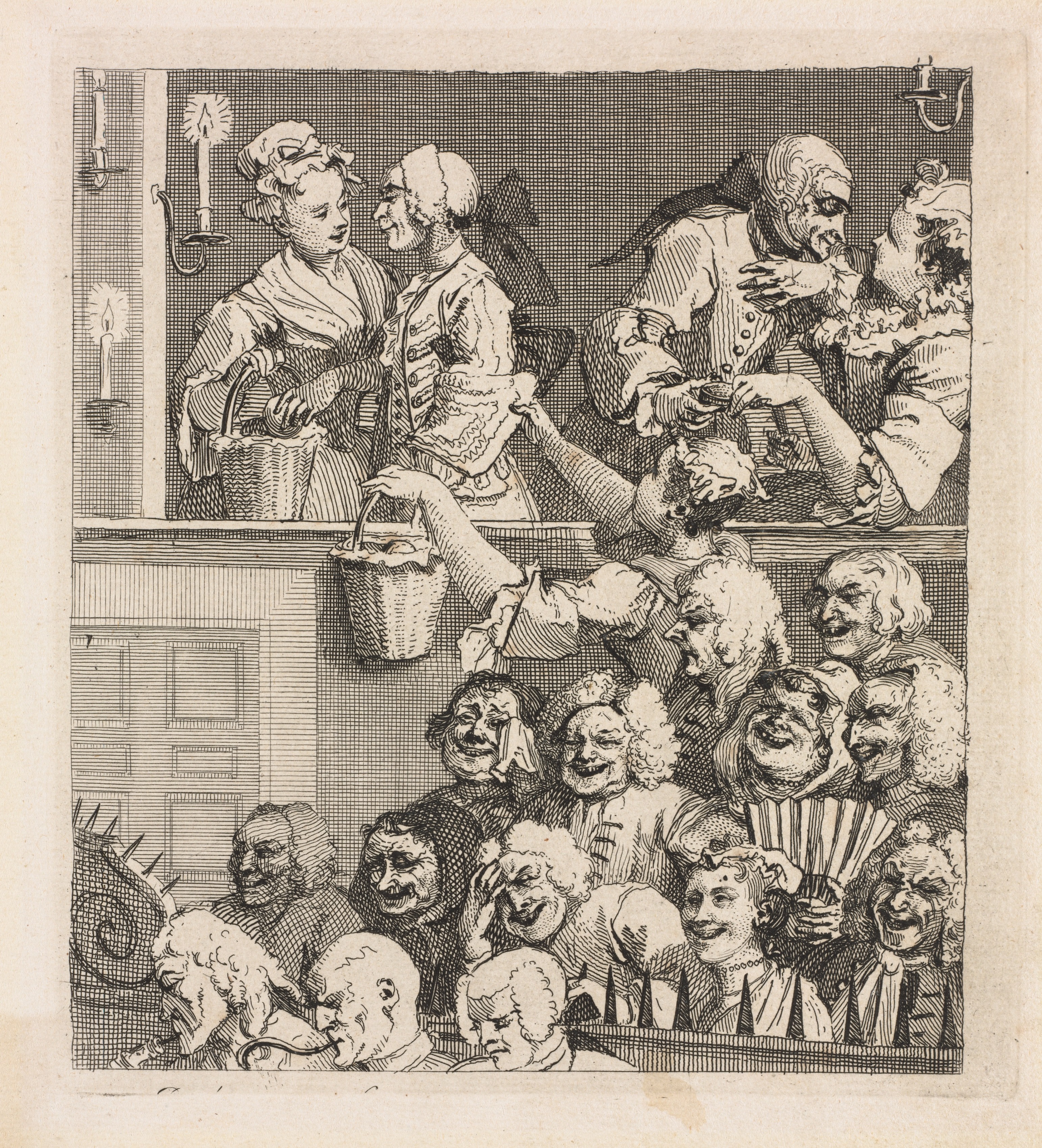 William Hogarth, The Laughing Audience