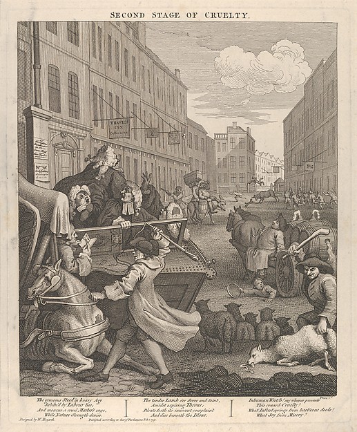 William Hogarth, The Second Stage of Cruelty (The Four Stages of Cruelty)