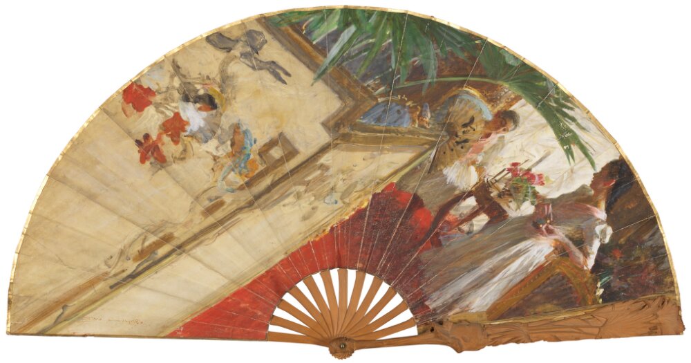Anders Zorn, A Fan With the Salomon Sisters