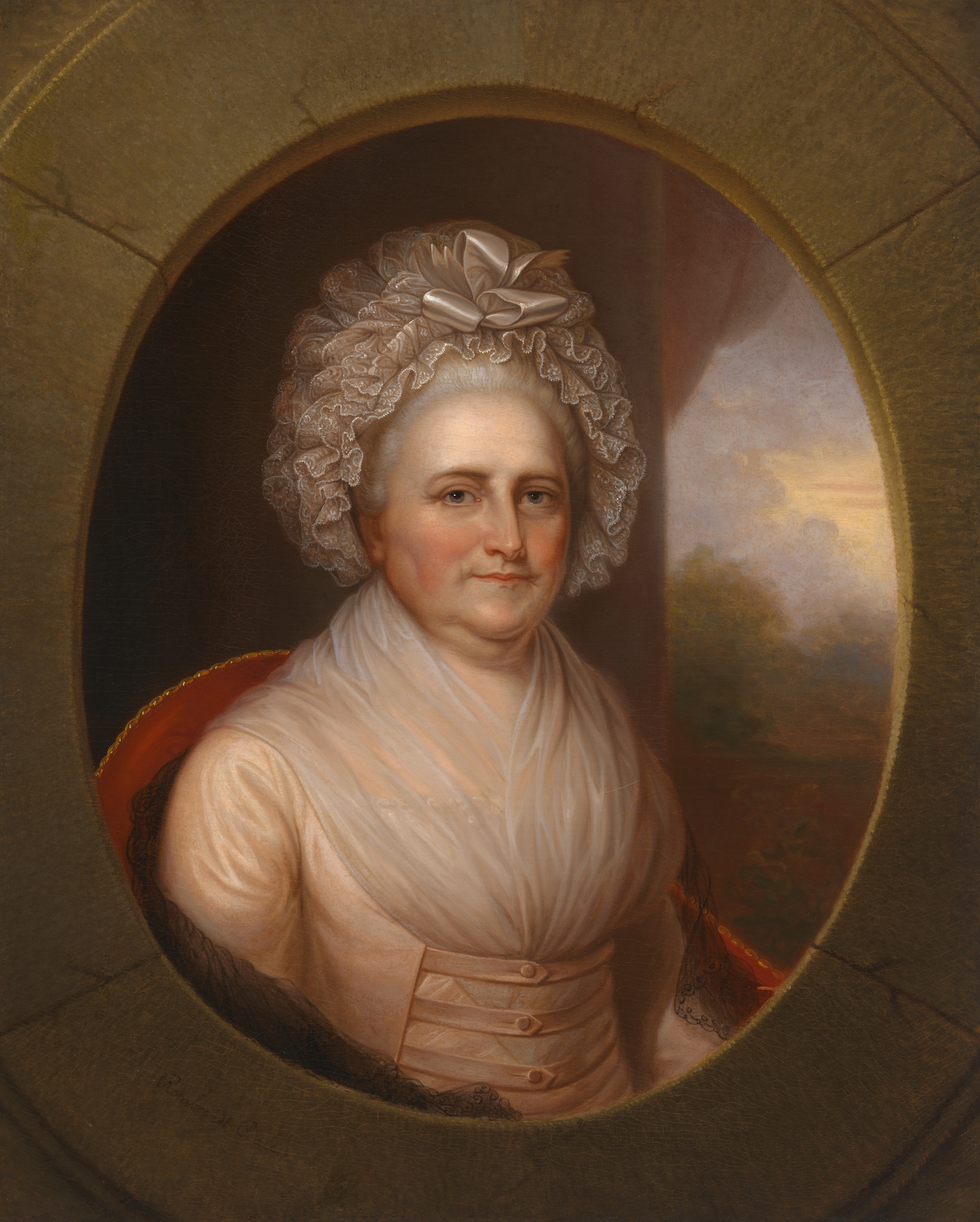 Rembrandt Peale, Martha Washington