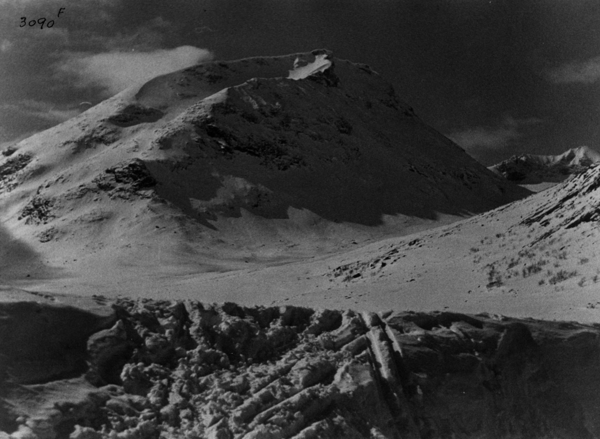 Anders Beer Wilse, Fjellvidde, Jotunheimen, sno, Styggeho.